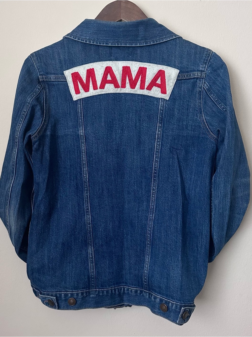 INGRID & ISABEL “Mama” Patch Denim Jacket